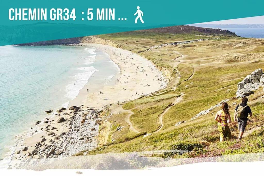Villa Ti Rouz/Wifi/Port A Pieds à Camaret-sur-Mer Extérieur photo